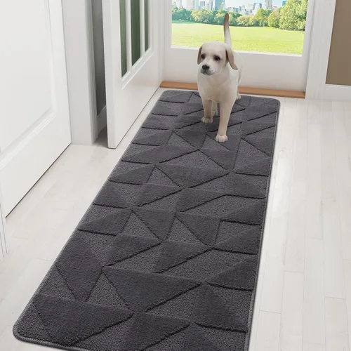 Miniatura 16 de OLANLY Tapetes para Puerta para Interiores, Antideslizantes, Absorbentes, Resistentes a la Suciedad, Tapete de Entrada Lavable, Tapete de Entrada
