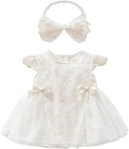 Miniatura 16 de Vestido de otoño de manga larga para niña pequeña, vestido de encaje con flores, boda, primer cumpleaños, bautizo, vestido con sombrero
