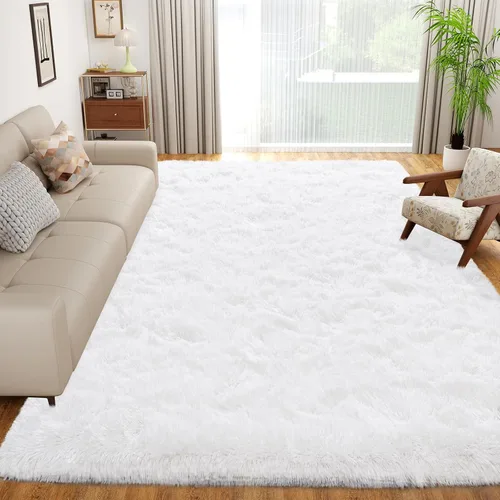 Miniatura 105 de Dssimo - Alfombra superesponjosa para la habitación, alfombra de área moderna, pequeña, suave y acogedora de felpa para niños, niñas y adolescentes