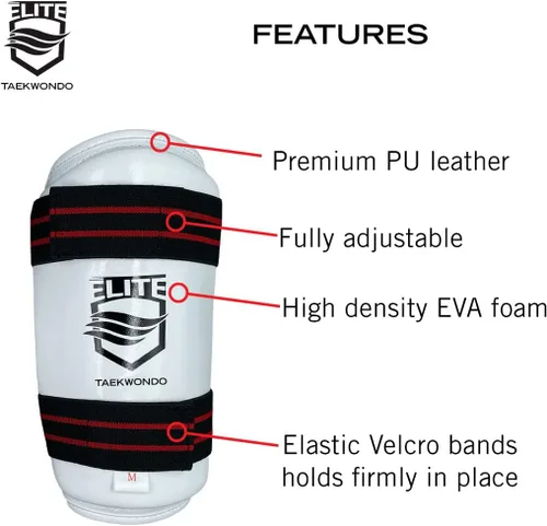 Miniatura 3 de ELITE - Protector de antebrazo de Taekwondo para niños y adultos (protector TKD)