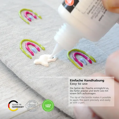 Miniatura 6 de Viva Decor ABS Sock Stop (82 ml, Transparente) - Pintura para telas antideslizante para calcetines, alfombrillas de baño y más - Sin látex, a base