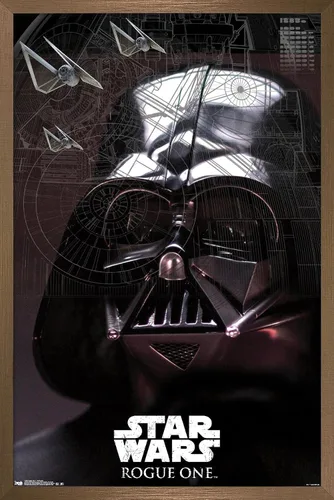 Miniatura 14 de Trends International Star Wars: Rogue One - Póster de pared de Lord Sith, 14.725 x 22.375 pulgadas, versión enmarcada de madera de granero