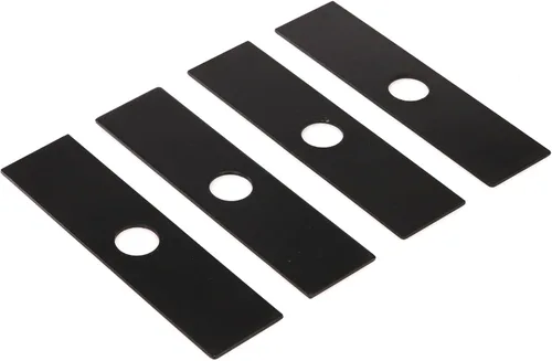 Cuchillas de bordeadora de 8 x 2 pulgadas de diámetro de orificio de 1 pulgada de repuesto para Ryobi 613223, Echo 720-237-001, Stihl 4133-713-4101,