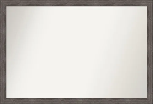Miniatura 167 de Amanti Art Espejo personalizado, espejo de baño gris plomo a rayas, espejo de pared o espejo de tocador de baño sobre el fregadero
