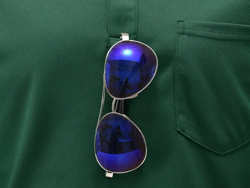 Miniatura 3 de YSENTO Polo para hombre, de manga corta, con cuello y bolsillo