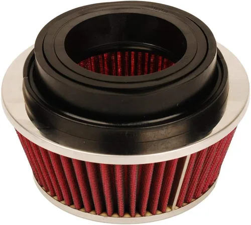 Miniatura 2 de HUAWELL 8161 - Filtro de aire universal para abrazaderas (2 unidades, tamaño pequeño, redondo, para tubos de 3.0 in, 3.5 in y 4.0 in)
