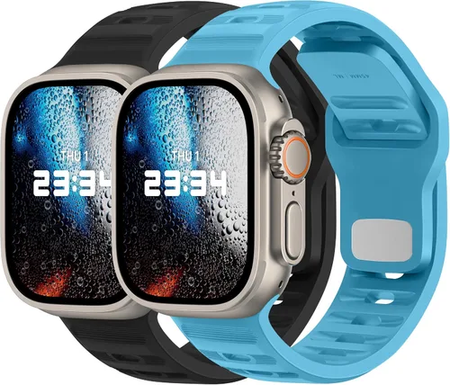 Miniatura 11 de UC1 Banda para Apple Watch para Mujeres y Hombres Se Ultra 2 de 40mm 44mm 46mm 42mm 45mm 41mm 38mm 49mm Series 10 9 8 7 6 5 4 3 iWatch Correa