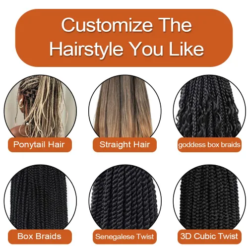 Miniatura 7 de Cabello rizado francés para trenzar de 12 pulgadas, 8 paquetes de cabello rizado preestirado para trenzas de caja, rizos franceses, trenzas