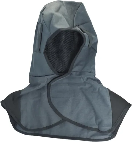 Miniatura 5 de RIVERWELD Capucha de soldadura Tela ignífuga Color gris para soldadores Match Soldadura Casco de soldadura Equipo de seguridad de trabajo Protección