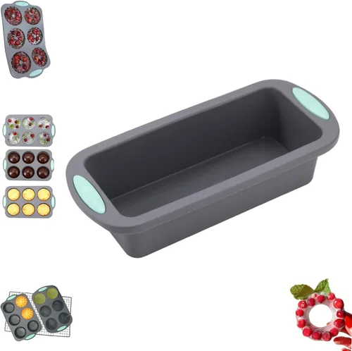 Miniatura 12 de Molde de hielo de corona, bandeja de cubitos de hielo de corona navideña de silicona y conjunto de moldes de copos de nieve, moldes de chocolate