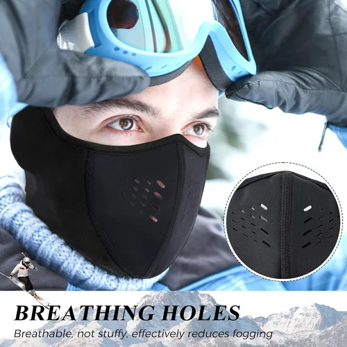 Miniatura 4 de WTACTFUL Balaclava Half Face Mask - Windproof, Breathable & Thermal Protection for Men & Women - for Winter Sports & Outdoors