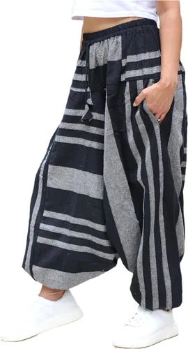 Miniatura 2 de PEACH PEBBLE Pantalones Harem 100% algodón, pantalones bohemios de yoga hippie