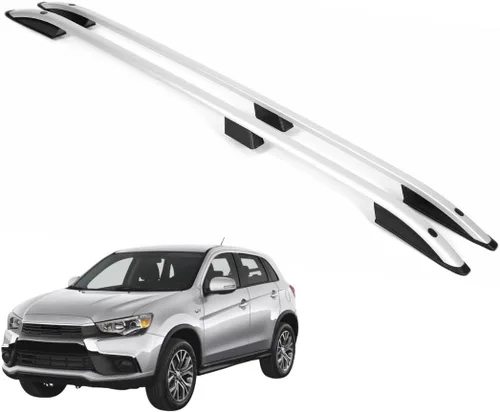 Miniatura 12 de ERKUL Juego de rieles laterales de techo + barras transversales para Mitsubishi Outlander Sport ASX 2011-2026 Sistema completo de portaequipajes