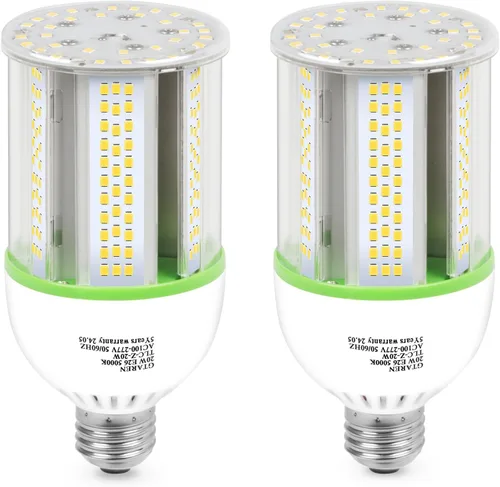 Bombilla LED E26, Bombilla LED de Maíz de 20W, Bombilla Equivalente a 200W, Bombilla de Maíz de 2800 Lúmenes, Bombillas LED de Luz Blanca de Día de