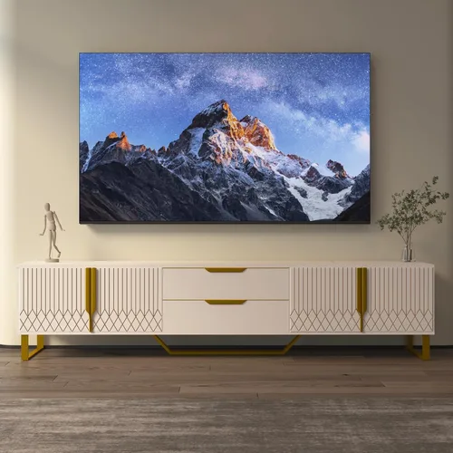 Miniatura 14 de Soporte de TV LED para TV de 55, 65, 75 pulgadas, centro de entretenimiento equipado con dos puertas abatibles, consola de TV de 50, 60, 70