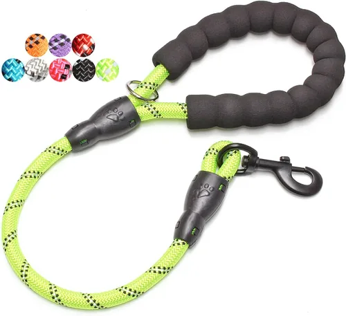 Miniatura 17 de BAAPET Correa para perro de 2/4/5/6 pies con cómodo mango acolchado e hilos altamente reflectantes para perros pequeños, medianos y grandes