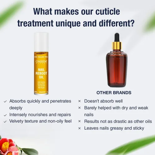 Miniatura 9 de Onsen Secret Nail Reboot Duo - Tratamiento para uñas dañadas - Cuidado natural de uñas y reparación de cutículas - Resultados visibles para uñas