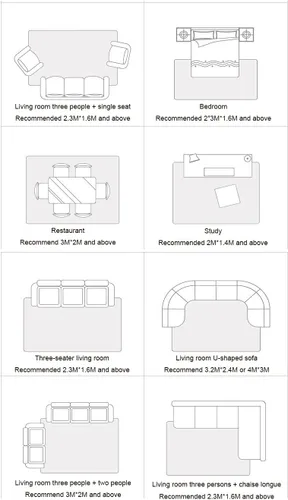 Miniatura 2 de Alfombra abstracta moderna para sala de estar, lavable a máquina, para dormitorio, 2.6 x 3.9 pies
