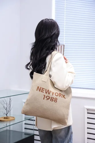 Miniatura 4 de ENBEI Bolsos de mano estéticos Bolsos de hombro Bolsos de mano de ganchillo Bolsos grandes Bolso de compras de hombro bolso grande bolso lindo