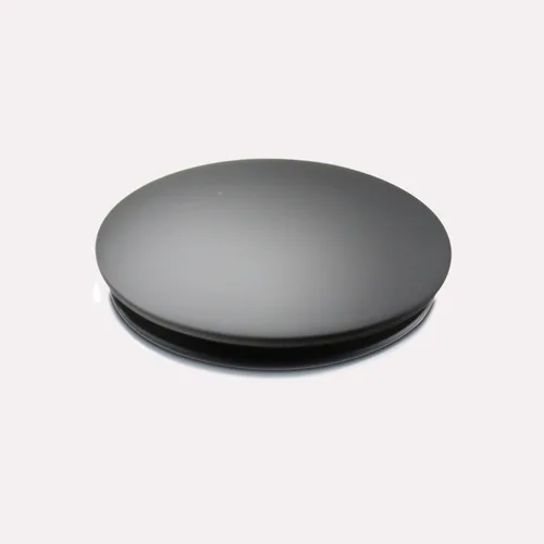 Miniatura 7 de Desagüe de Fregadero de Tocador de Baño, Tapón de Desagüe Emergente con Rebosadero, Negro