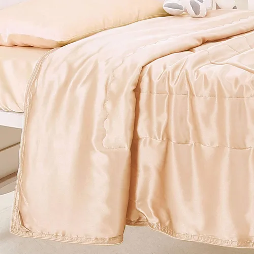Miniatura 2 de Manta de seda pura, 100% seda de morera por dentro y fuera, manta suave para niños para sofá, cama, sofá de viaje, manta ligera y acogedora