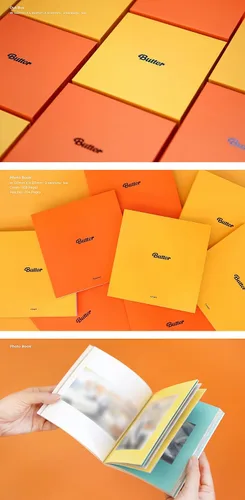 Miniatura 3 de Music & New WEVERSE PREORDER BTS Butter AlbumExtra Photocards Set CreamPeaches ver. SET