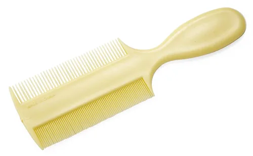 Miniatura 10 de Vakly Peine de dientes finos (paquete de 3) – Peine de bebé de doble cara con asa, peine extrafino para piojos y caspa para cuna, recién nacidos