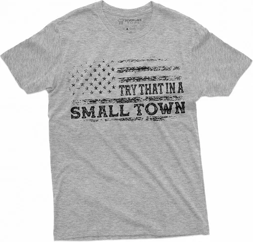 Miniatura 5 de Camiseta patriótica de Estados Unidos con la bandera de Estados Unidos con la bandera de Estados Unidos para hombre