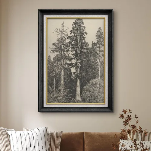 Miniatura 3 de SIGNWIN Arte de marco de alta calidad, elegante, vintage, ilustraciones de dibujo de árbol, arte fino, arte tradicional icónico para sala de estar