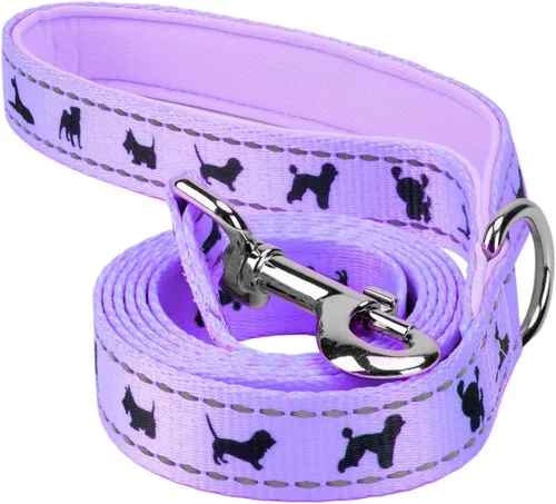 Miniatura 48 de EcoBark Correa para perro – Correas de entrenamiento cómodas suaves y reflectantes con mango acolchado – Fuerte y duradera resistente – Verde