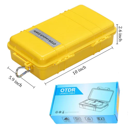 Miniatura 7 de SC/APC de la caja de cable del lanzamiento de OTDR al eliminador monomodo 9/125 de la zona muerta de la fibra óptica del 0.6 mi del LC/UPC G.657A1