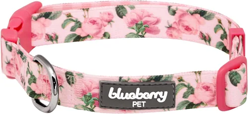 Miniatura 12 de Blueberry Pet Collar de perro de teñido anudado lila, tamaño pequeño ajustable, cuello de 12 a 16 pulgadas, collar impreso para mascotas para perros