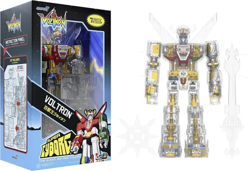 Miniatura 6 de Super7 Super Cyborg Voltron - Figura de acción Voltron de 11 pulgadas con accesorios, coleccionables clásicos de dibujos animados y juguetes retro