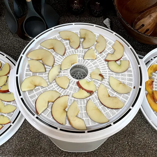 Miniatura 4 de DOSTK - Paquete de 8 hojas deshidratadoras redondas de silicona, malla de silicona antiadherente de alta calidad para deshidratador de frutas, forro
