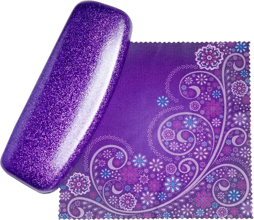 Miniatura 8 de La original e impresionante caja de gafas de concha dura, para mujer, de Spunky Soul Recubierto por un suave brillo Paño de limpieza