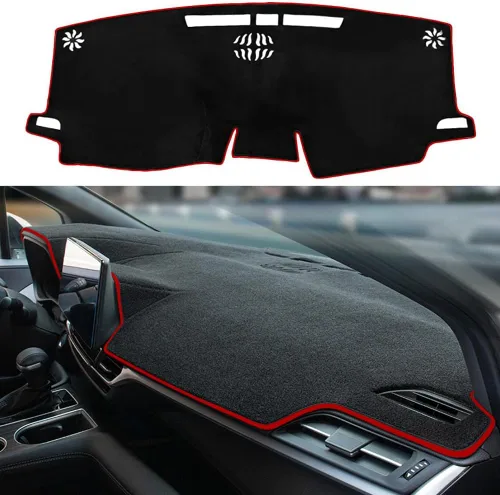Miniatura 15 de Cubierta de salpicadero para salpicadero, alfombra personalizada para Toyota RAV4 2013 2014 2015 2016 2017 2018 Accesorios antideslizante protector