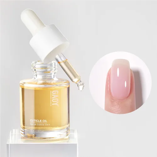 GAOY Aceite para Cutículas, 20ml de Aceite Fortalecedor para el Cuidado de la Cutícula, Reparación para Uñas Dañadas, Hidratante para Promover el