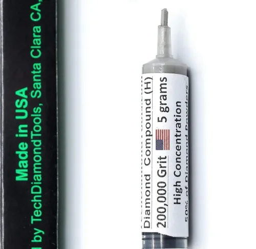Miniatura 23 de TechDiamondTools - Pasta de pulido compuesto de diamante, grano de 14,000, 0-1 micrones para mármol, vidrio, metal, joyería, resina, plata, cromo