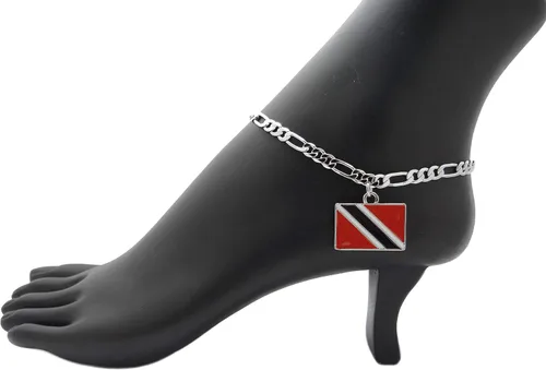 Miniatura 2 de Fashion 21 Tobillera con cadena Figaro de 0.197 in y Tobago para mujer