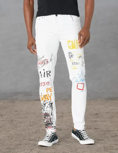 Miniatura 8 de Enrica Pantalones vaqueros estampados casuales para hombre