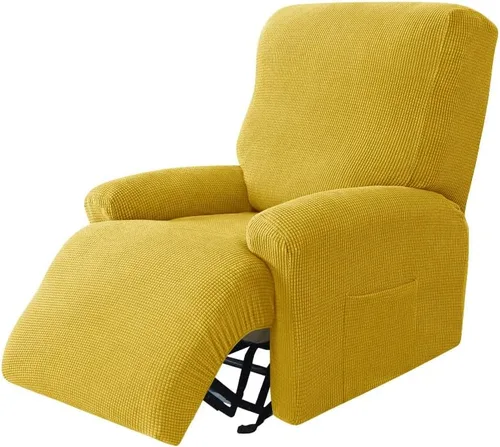 Miniatura 15 de Konsilsa Fundas para sofá reclinable de 1/2/3/4 plazas, funda elástica para sillones reclinables, funda para sillón reclinable, funda Tela 1-22