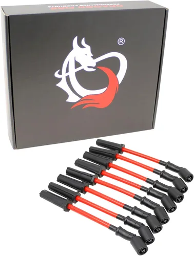 DRAGON FIRE PERFORMANCE - Cables de bujía de ajuste directo de 0.394 pulgadas, repuesto compatible con Chevrolet GMC Cadillac Hummer 1999-2013 4.8L