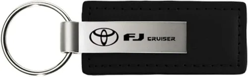 Au-TOMOTIVE GOLD Llavero de cuero negro Toyota FJ Cruiser, Negro -