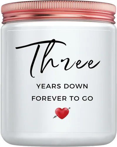 Miniatura 15 de Un año, 1º, 1 año, regalo de vela de primer aniversario para él, su pareja, el mejor regalo romántico de aniversario de papel para novia, novio