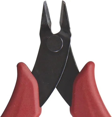 Miniatura 6 de Klein Tools D275-5 Alicates de corte diagonal, fabricados en EE. UU., micro alicates de alambre y alicates de corte de bridas ajustables compactos