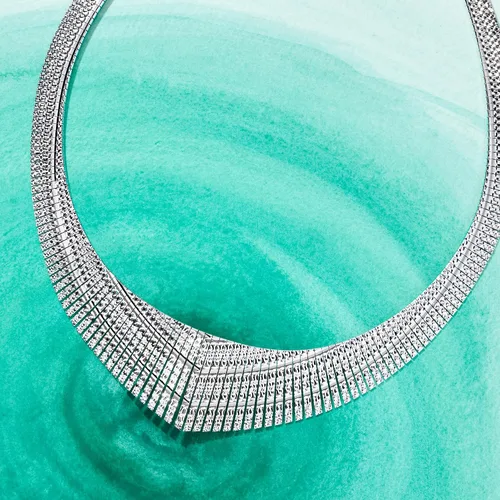 Miniatura 3 de Ross-Simons Italian Sterling Silver Graduated Cleopatra Necklace