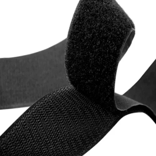 Miniatura 7 de Cinta de gancho y bucle negra de 2 pulgadas de ancho para coser, no adhesiva, de 1 yarda de largo, cinta de gancho y bucle de nailon negro, juego