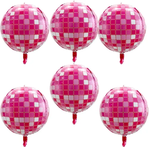 Miniatura 22 de FBQ Kit de arco de globos de discoteca 4D, globos de aluminio de disco de los años 70, 80, 90, fiesta de discoteca, aniversario, decoración