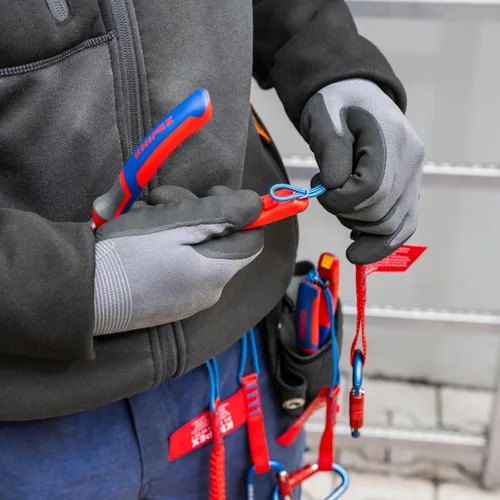 Miniatura 6 de KNIPEX Herramientas - Alicates combinados de alto apalancamiento, multicomponente (202200), 8 pulgadas