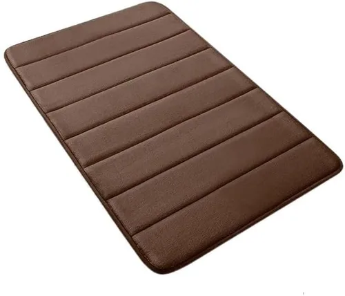 Miniatura 5 de Alfombra antideslizante de Baño De Espuma Viscoelástica, Alfombrilla De Baño Extrasuave Y Antideslizante, Alfombra De Baño Súper Absorbente